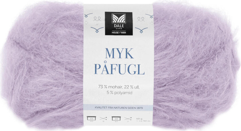 Dale Myk Påfugl 7919 Lys lavendel