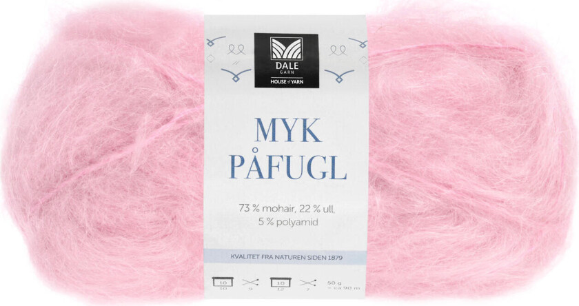 Dale Myk Påfugl 4612 Rosa