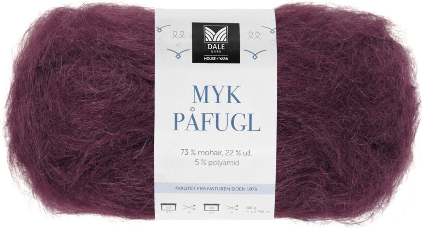 Dale Myk Påfugl 7944 Bordeaux - UTGÅENDE FARGE