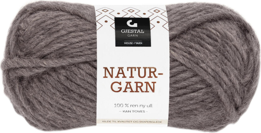 Naturgarn 907 Brun melert