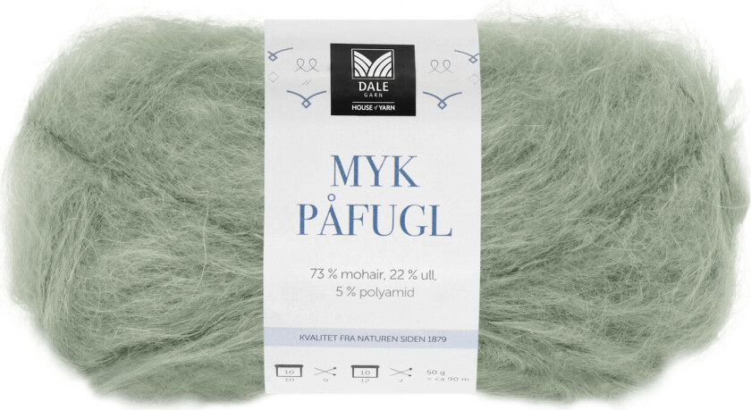 Dale Myk Påfugl 7936 Jadegrønn