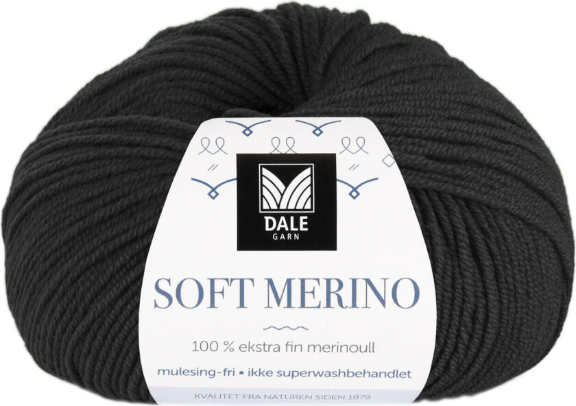 Dale Soft Merino 3023 Svart