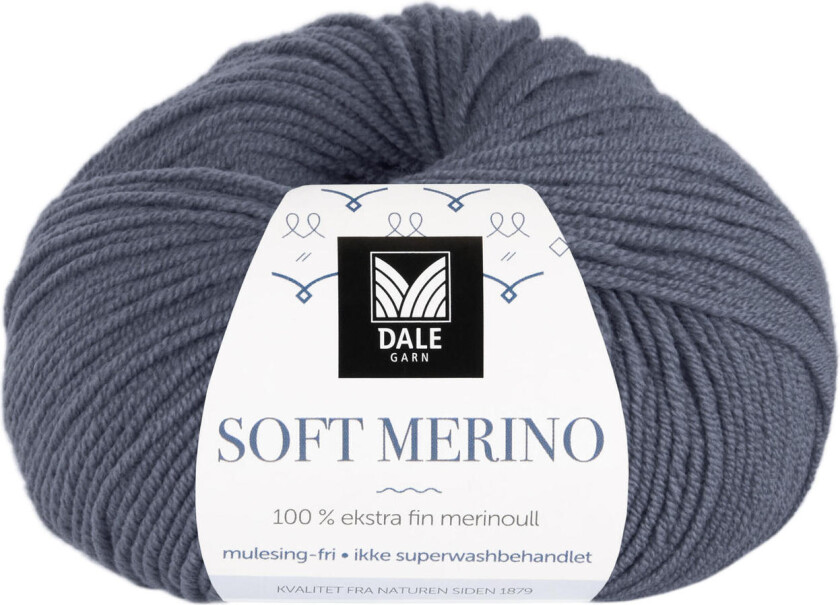 Dale Soft Merino 3014 Mørk gråblå