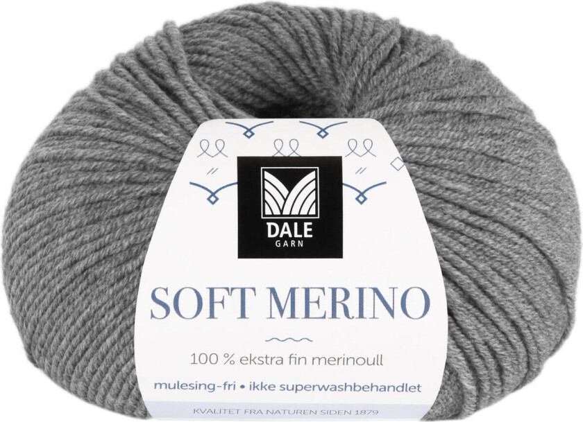 Dale Soft Merino 3003 Grå melert