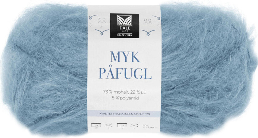 Dale Myk Påfugl 7911 Lys denim