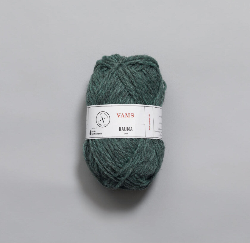 Vams 412 Mørk gråmint melert