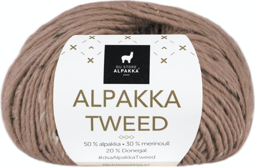 DSA , Alpakka Tweed garn 134 Nougat