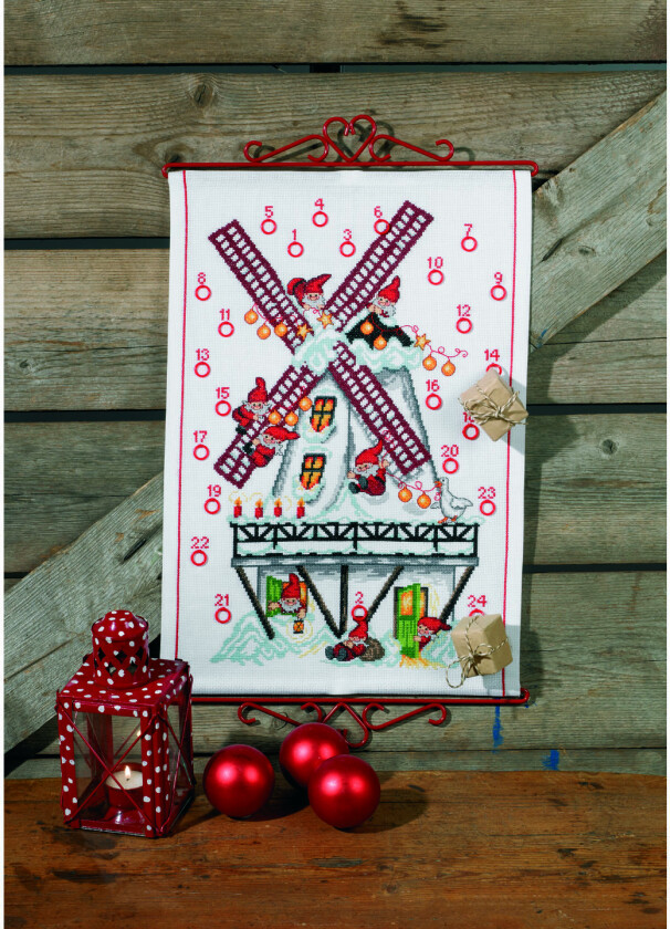 Adventskalender, Mølle Aida, 34-8280