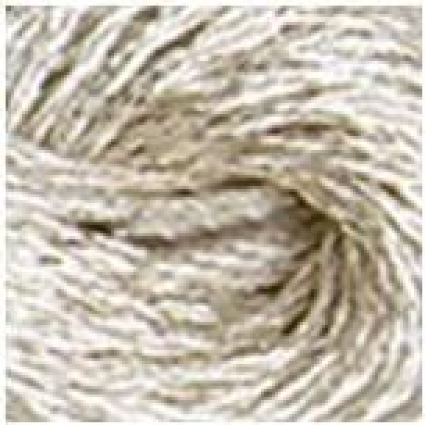 Perlé Métallisé 25 m, sølv