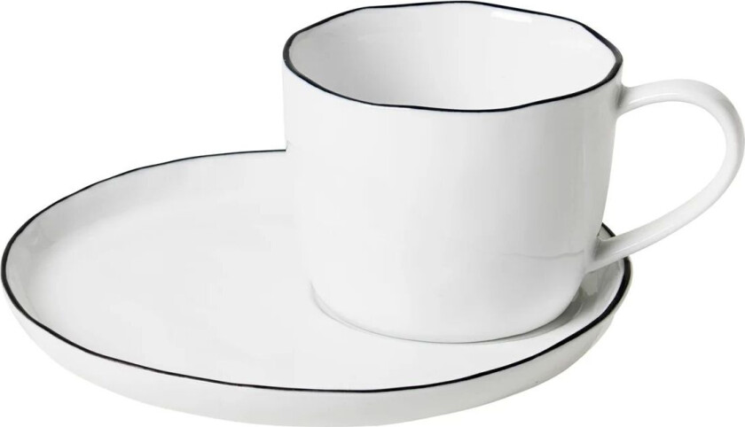 Salt kopp og skål stor 6,5 cm