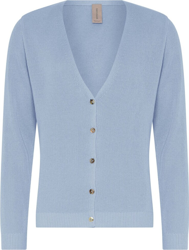 Kvinne Strikket Cardigan L. Blue XL