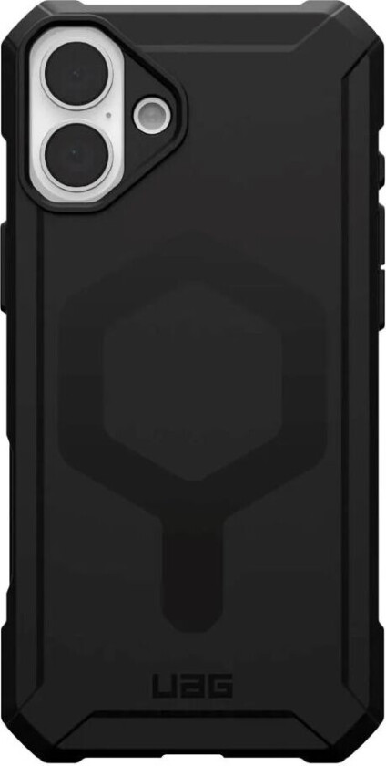 iPhone 16 Plus UAG ESSENTIAL ARMOR Series Deksel - MagSafe Kompatibel - Black