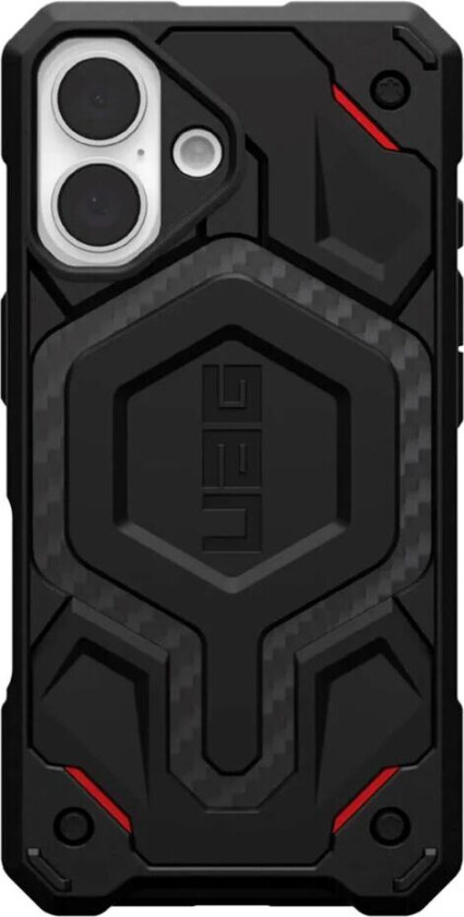 iPhone 16 UAG MONARCH Pro Series Deksel - MagSafe Kompatibel - Kevlar Black