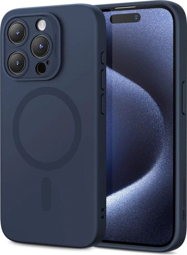 iPhone 15 Pro ESR Cloud Halolock Deksel - MagSafe-Kompatibel - Blå