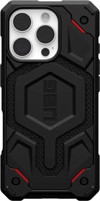 Bilde av iPhone 16 Pro UAG MONARCH Pro Series Deksel - MagSafe Kompatibel - Kevlar Black