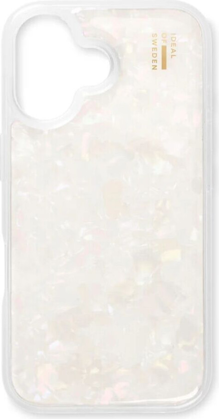 iDeal Of Sweden iPhone 16 Plus Pearlized Deksel - White