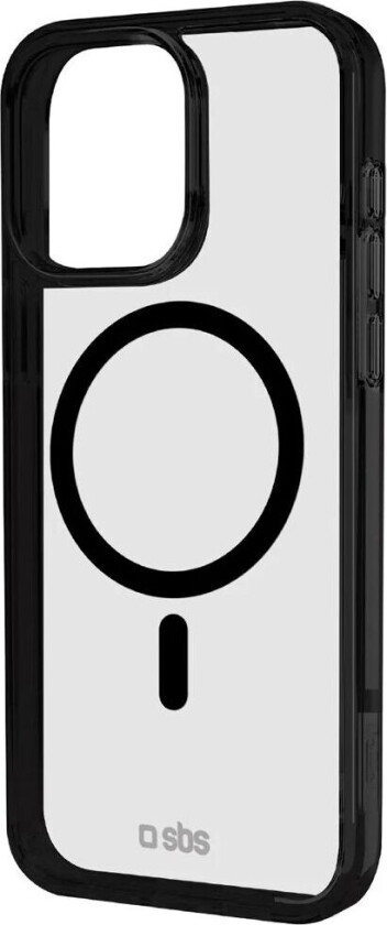 iPhone 16 Pro Max Mag Frame Deksel - MagSafe Kompatibel - Gjennomsiktig / Blå