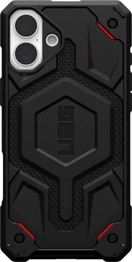 iPhone 16 Plus UAG MONARCH Pro Series Deksel - MagSafe Kompatibel - Kevlar Black