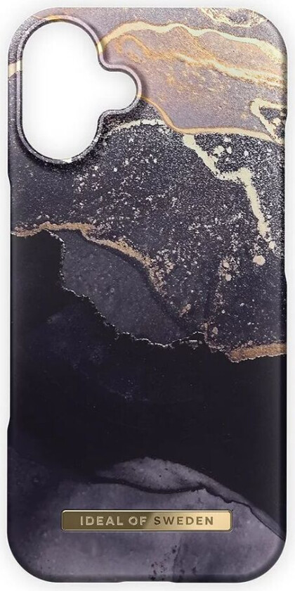 iDeal Of Sweden iPhone 16 Fashion Deksel - MagSafe-Kompatibel - Golden Twilight Marble