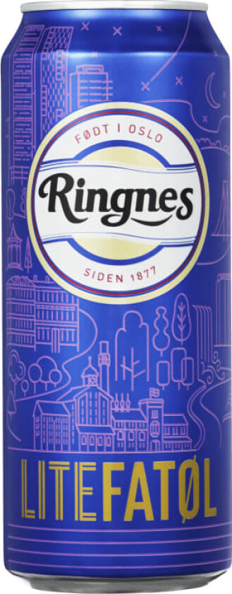 Ringnes Lite Fatøl 0,5l boks