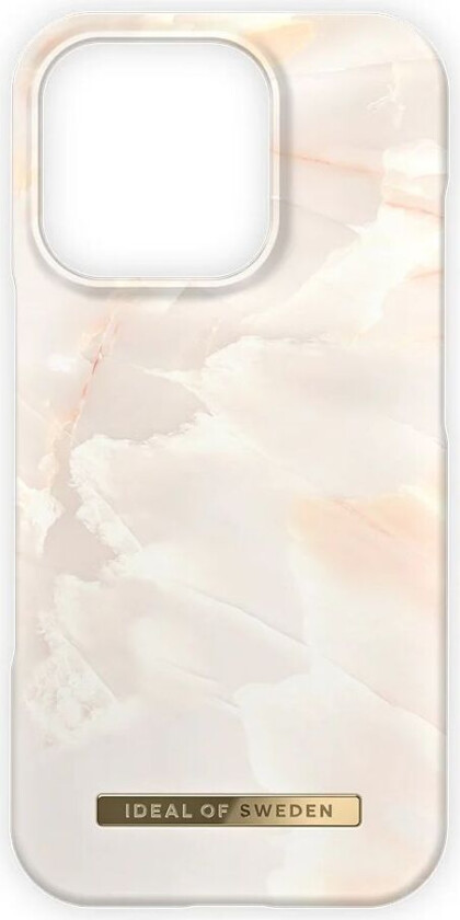 iDeal Of Sweden iPhone 16 Pro Fashion Deksel - MagSafe-Kompatibel - Rose Pearl Marble