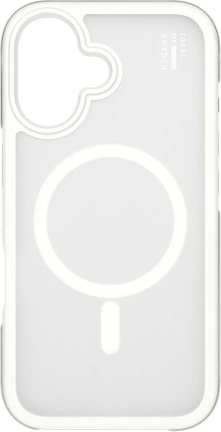 iDeal Of Sweden iPhone 16 Plus Ideal Bumper Deksel - MagSafe Kompatibel - Cloudy White