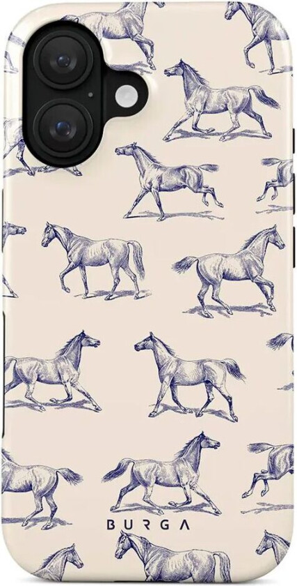 Burga iPhone 16 Plus Tough Fashion Deksel - Derby Race