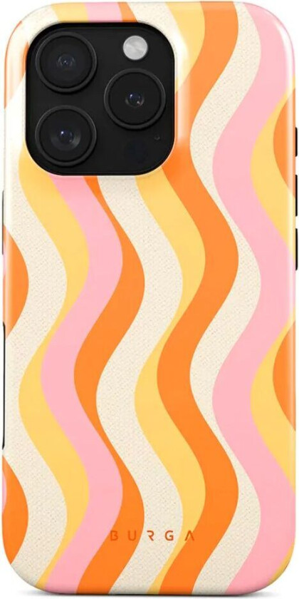 Burga iPhone 16 Pro Tough Fashion Deksel - Flower Power