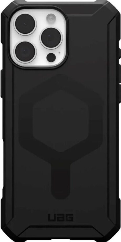 iPhone 16 Pro Max UAG ESSENTIAL ARMOR Series Deksel - MagSafe Kompatibel - Black