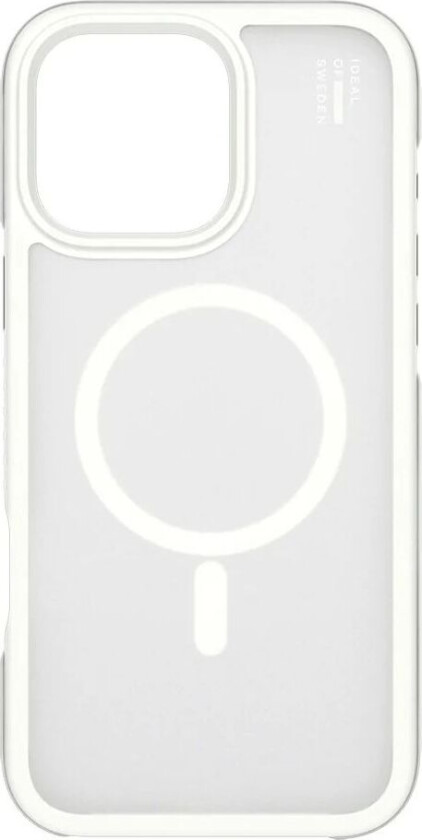 iDeal Of Sweden iPhone 16 Pro Max Ideal Bumper Deksel - MagSafe Kompatibel - Cloudy White