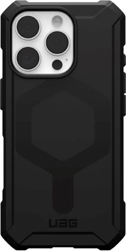 iPhone 16 Pro UAG ESSENTIAL ARMOR Series Deksel - MagSafe Kompatibel - Black