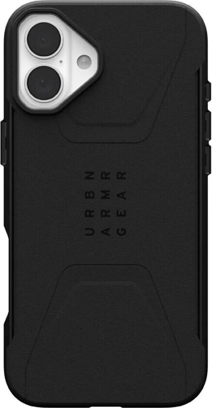 iPhone 16 Plus UAG CIVILIAN Series Deksel - MagSafe Kompatibel - Black