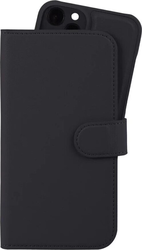 Holdit iPhone 12 / 12 Pro Wallet Magnet Plus Case - Svart