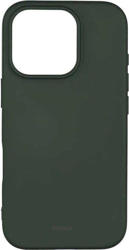 iPhone 16 Pro Silikon Deksel - MagSafe-kompatibelt - Olive Green