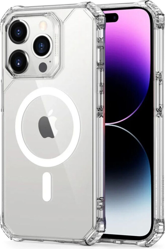 iPhone 14 Pro Deksel ESR Air Armor Clear Hard Case - MagSafe Kompatibel - Gjennomsiktig