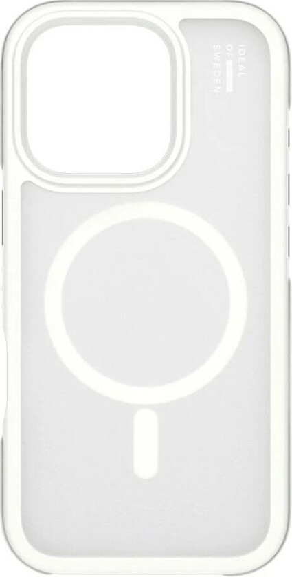 iDeal Of Sweden iPhone 16 Pro Ideal Bumper Deksel - MagSafe Kompatibel - Cloudy White