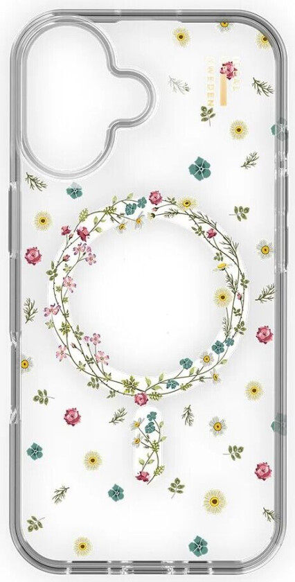 iPhone 16 Plus iDeal Of Sweden Clear Deksel - MagSafe Kompatibel - Petite Floral