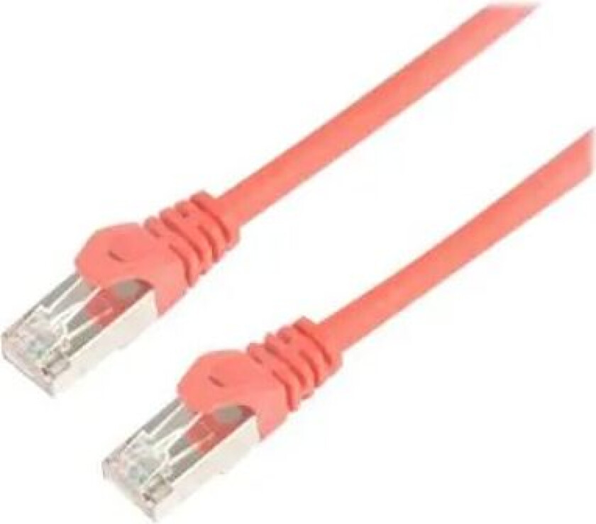 Nettverkskabel Lszh Rj-45 Rj-45 Cat 6 10m Rød