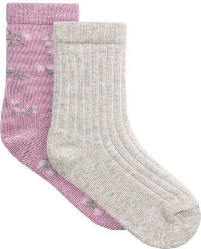 Name It Nmfolinne 2-pack sokker, Mauve Orchid