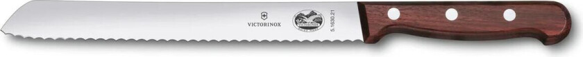 Wood brødkniv 21 cm Rustfritt stål-lønn