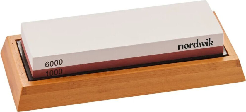 Våtslipestein med stativ 1000/6000 grit