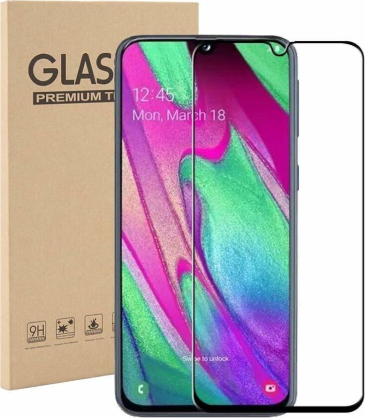 2X Skjermbeskytter i herdet glass til Samsung Galaxy A40