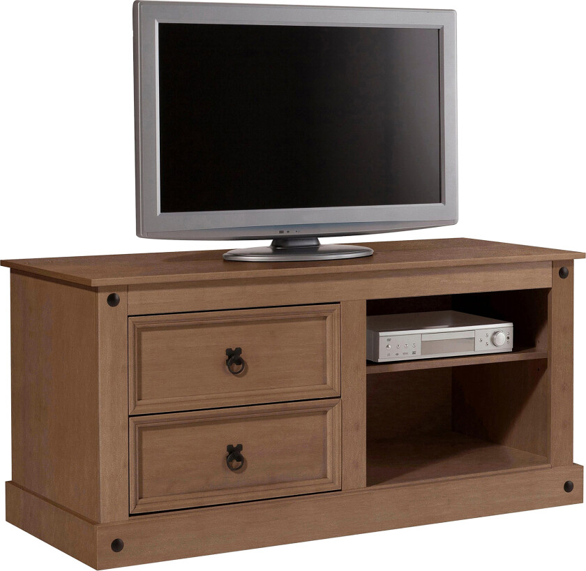 Ayala TV-benk 120 cm - Mørkebrun