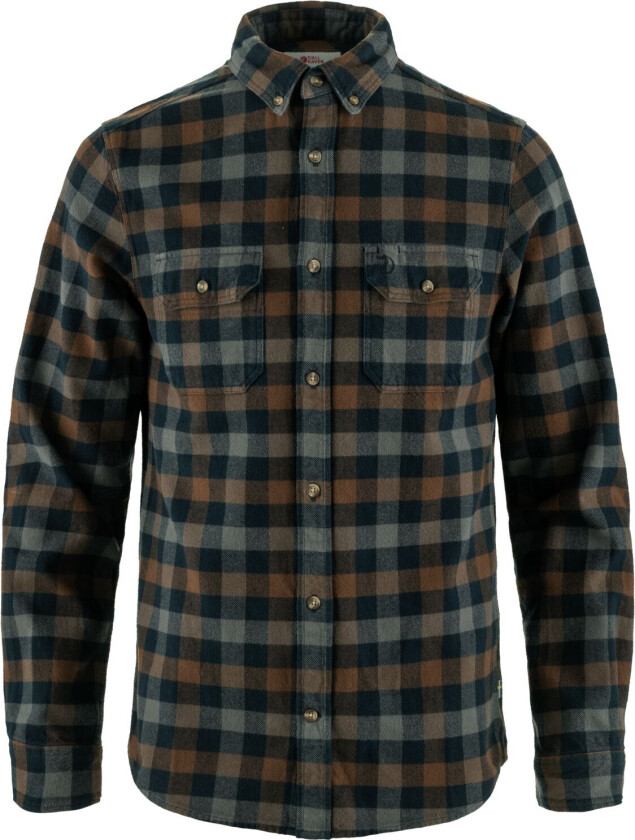 Men's Skog Shirt Dark Navy-Dark Oak S