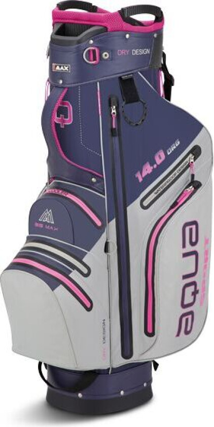 Aqua Sport 3 Trallebag Navy/grå/lilla