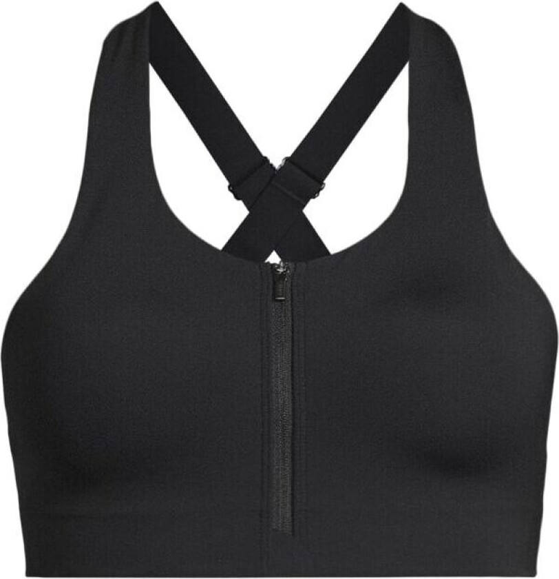 Impact Zip Sports Bra Black B85
