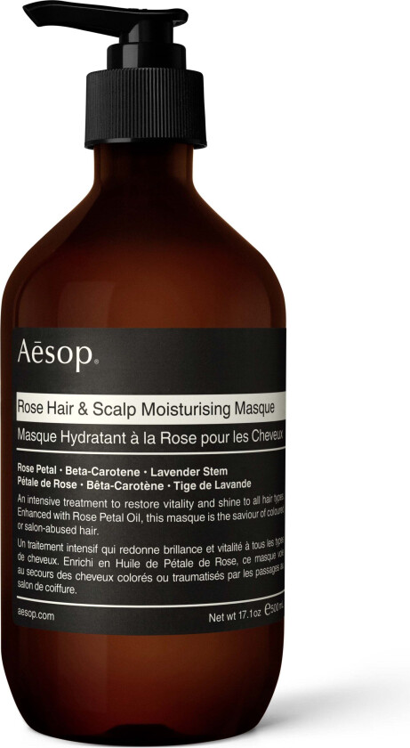 Bilde av Rose Hair & Scalp Moisturising Masque 500 ml