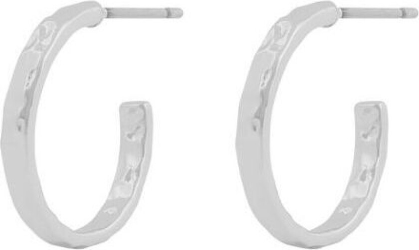 Snö of Sweden Kansas, Øreringer i forsølvet messing med struktur