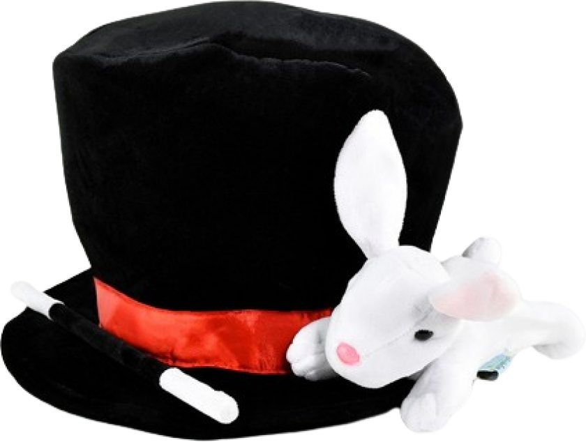 - Magician Hat w. Rabbit&Wand (F3301)