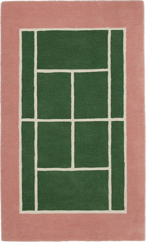 Bilde av - Tennis Teppe Grønn/Rose